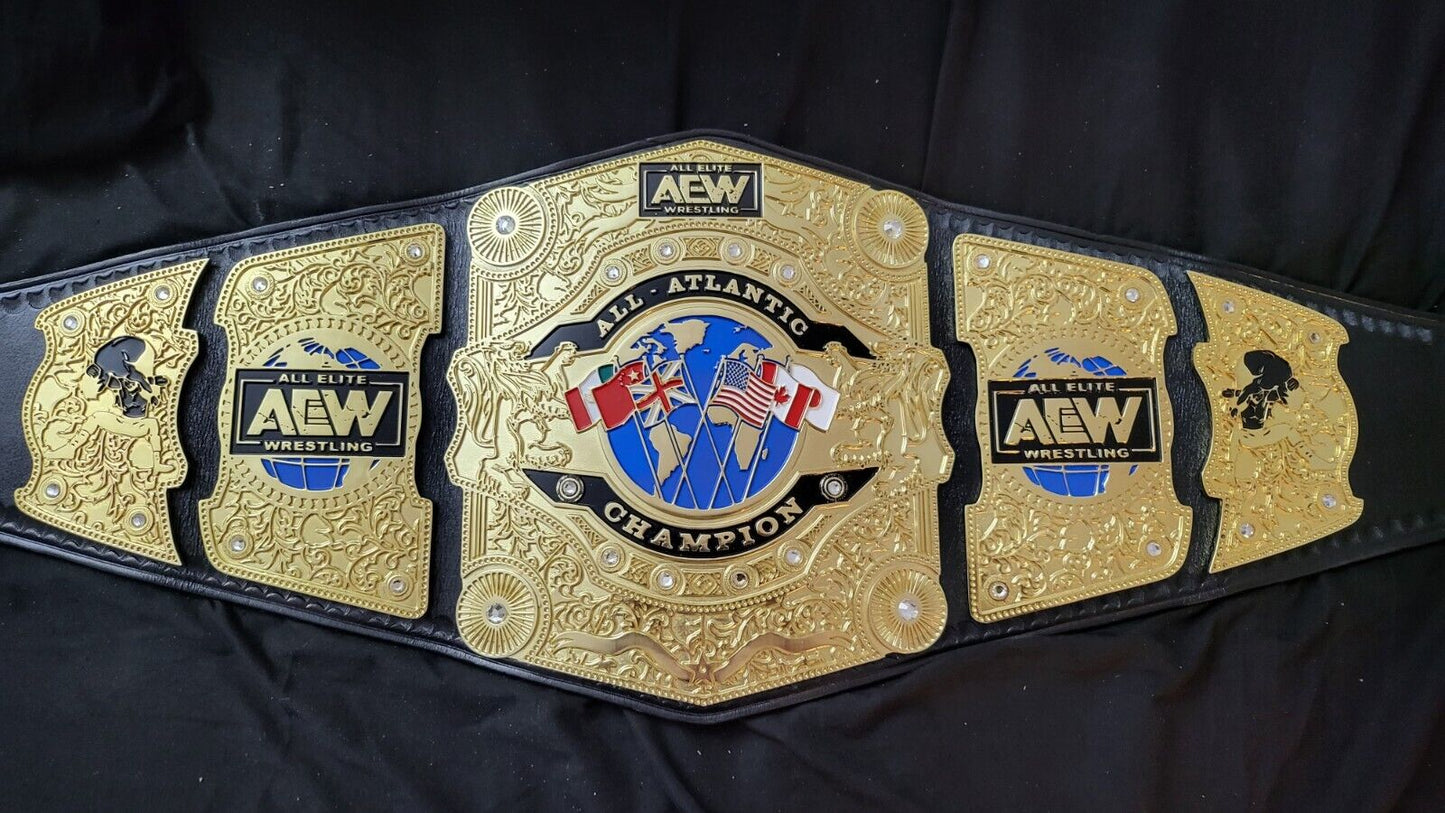 AEW ALL ATLANTIC CNC MADE CHAMPIONSHIP BELT