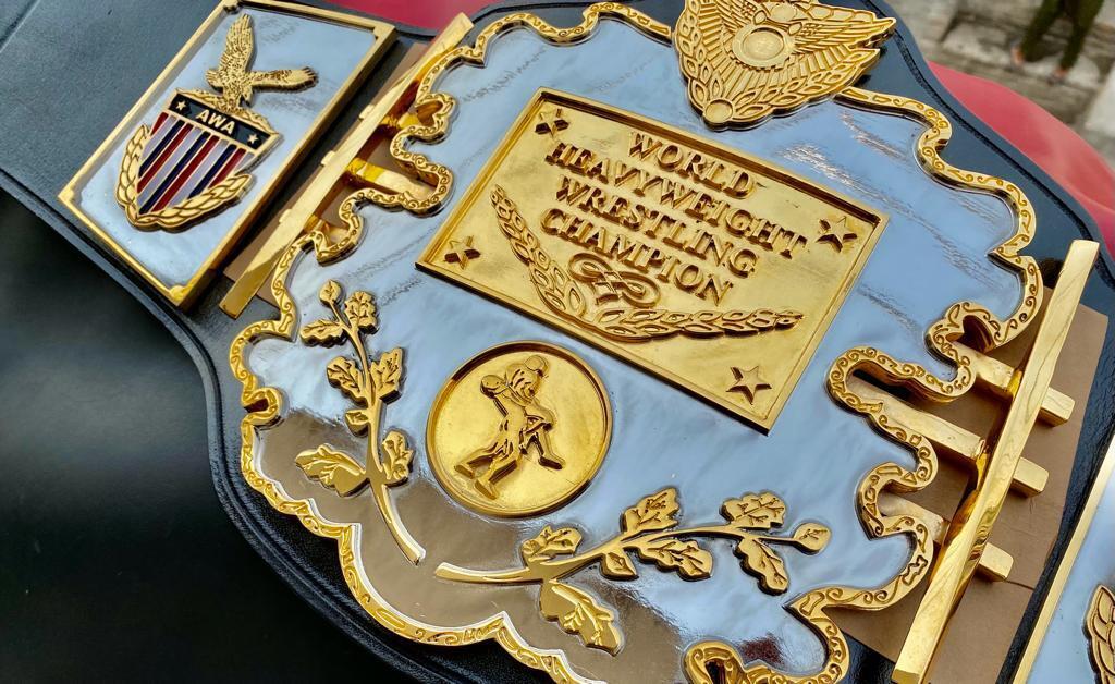 AWA WORLD HEAVYWEIGHT CNC HD CHAMPIONSHIP BELT