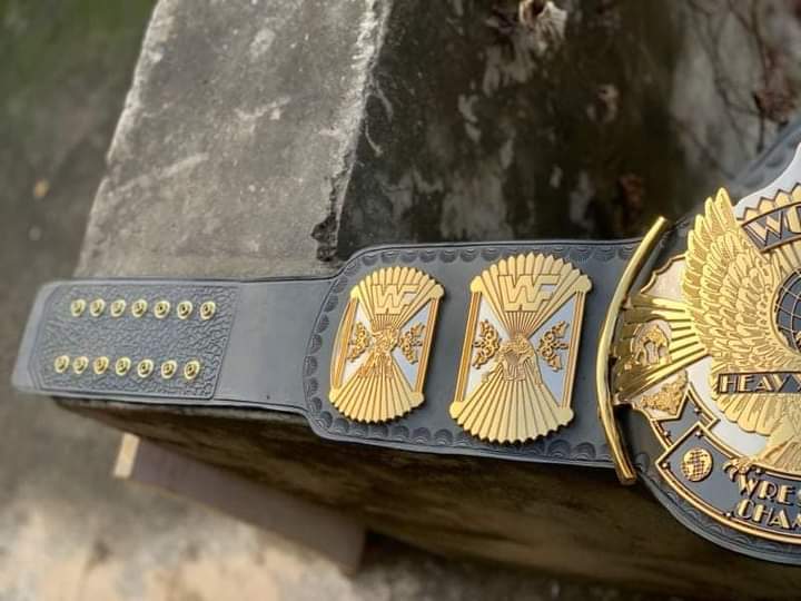 WWF WINGED EAGLE DUAL PLATED CNC HD CHAMPIONSHIP BELT