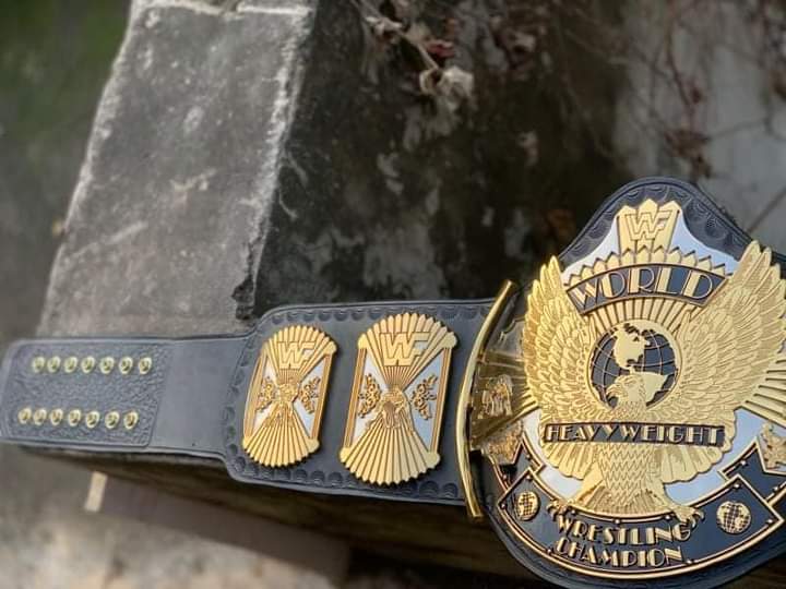 WWF WINGED EAGLE DUAL PLATED CNC HD CHAMPIONSHIP BELT