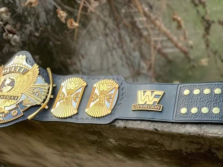 WWF WINGED EAGLE DUAL PLATED CNC HD CHAMPIONSHIP BELT