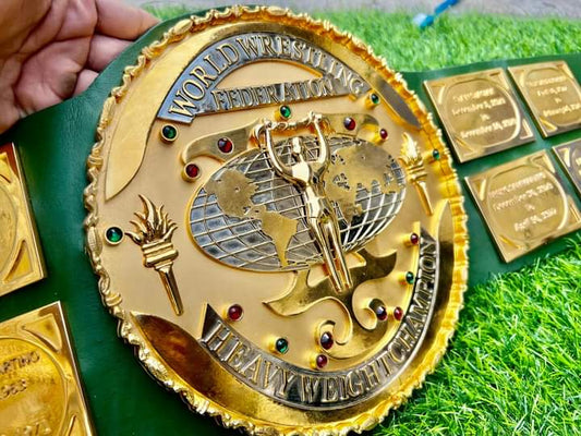 WWF BIG GREEN 3D CNC CHAMPIONSHIP BELT