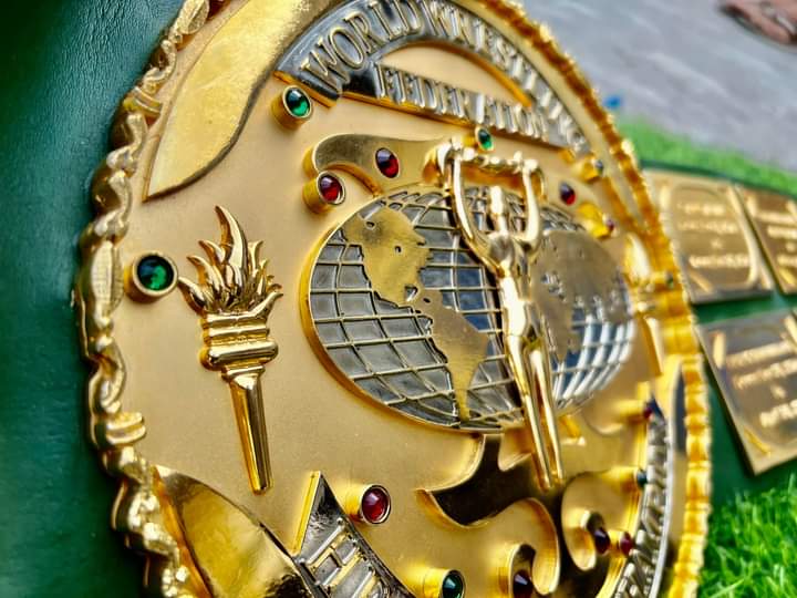 WWF BIG GREEN 3D CNC CHAMPIONSHIP BELT