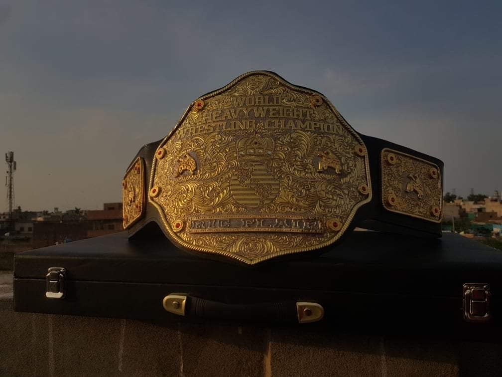 WCW 3D BIG GOLD CRUMRINE CNC MADE CHAMPIONSHIP BELT