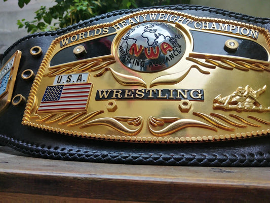 NWA DOMED GLOBE HEAVYWEIGHT 3D CNC MADE CHAMPIONSHIP BELT