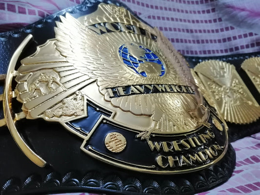 WWF WINGED EAGLE 24K GOLD Championship Title Belt