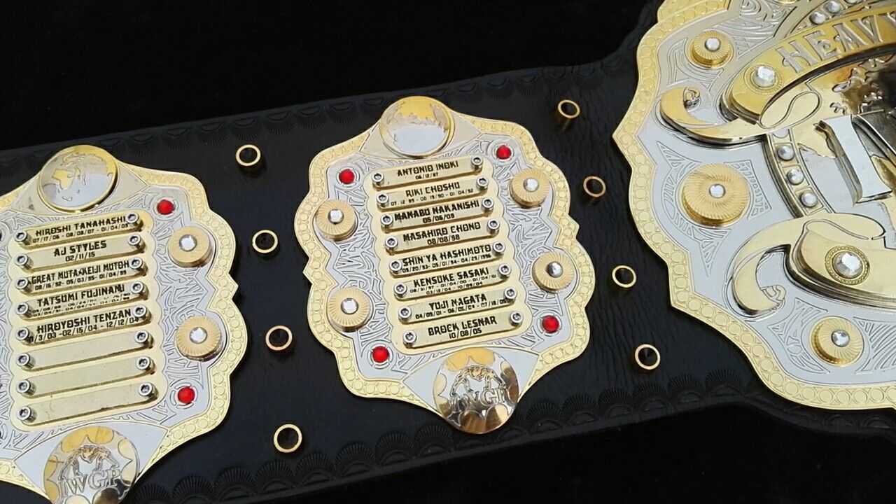 IWGP V4 HEAVYWEIGHT Zinc Championship Belt