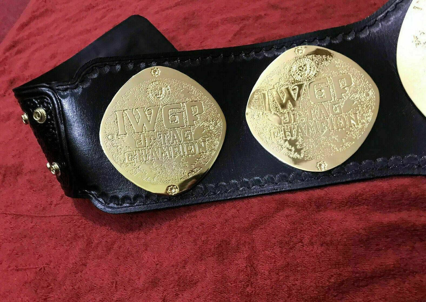 IWGP JR TAG TEAM 24K GOLD Championship Belt