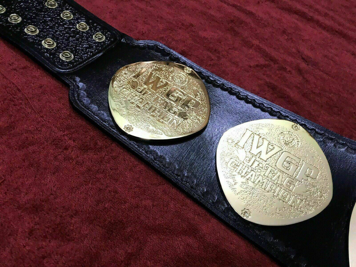 IWGP JR TAG TEAM 24K GOLD Championship Belt