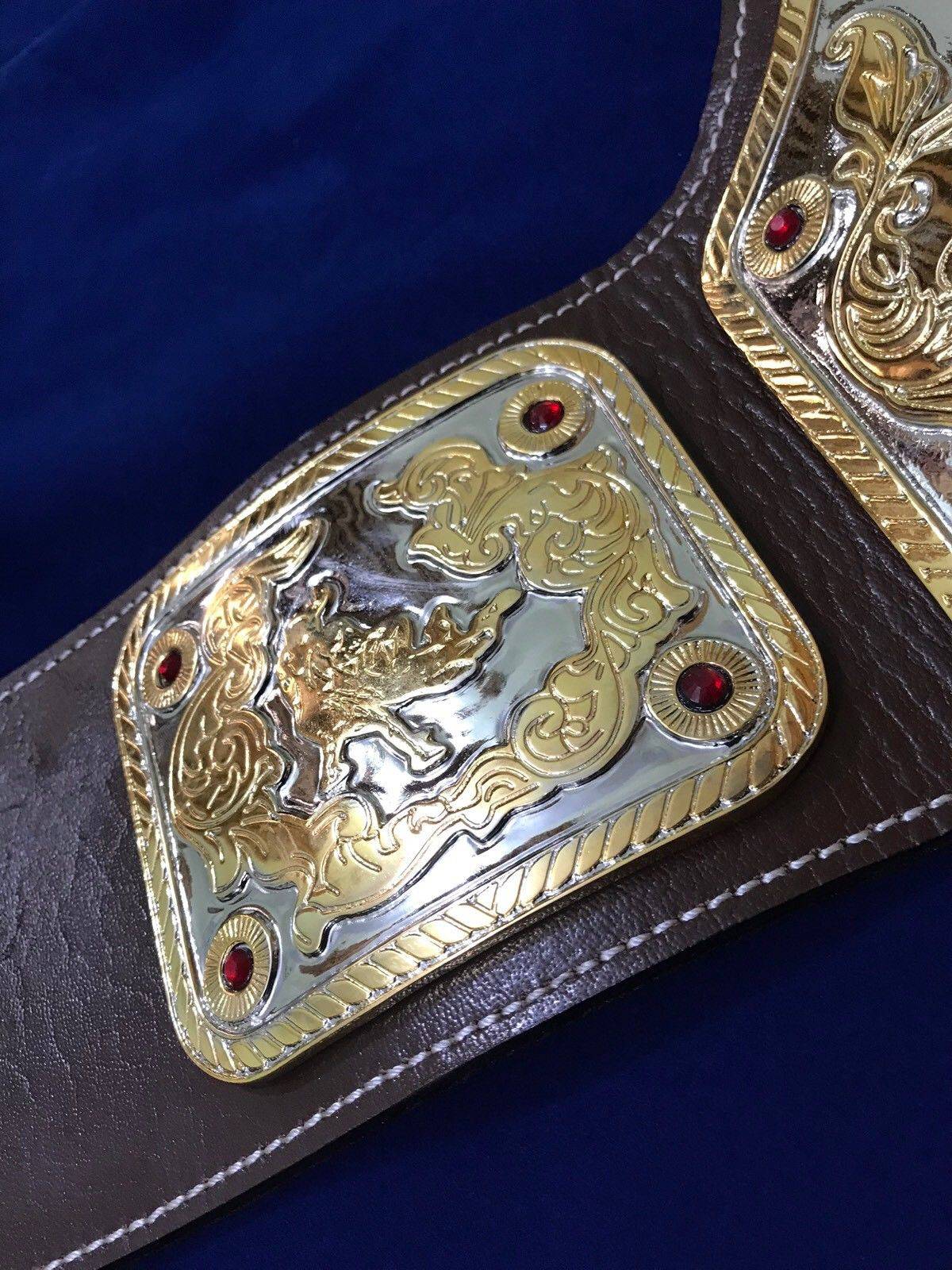 NWA BIG GOLD 24K GOLD Zinc Championship Belt