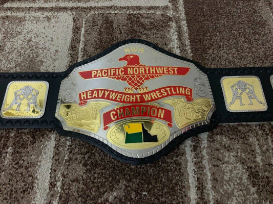 NWA PACIFIC NORTHWEST Brass Championship Belt