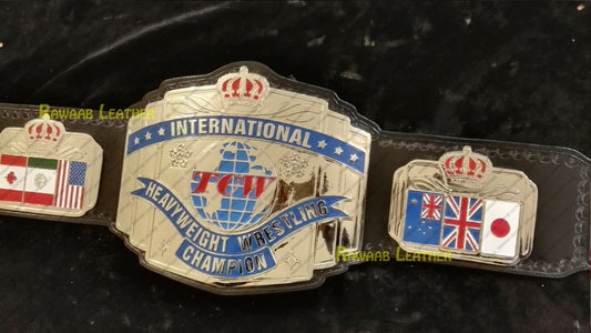 TCW INTERNATIONAL HEAVYWEIGHT Zinc Championship Belt