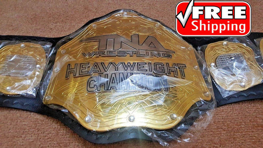 TNA HEAVYWEIGHT Brass Championship Title Belt