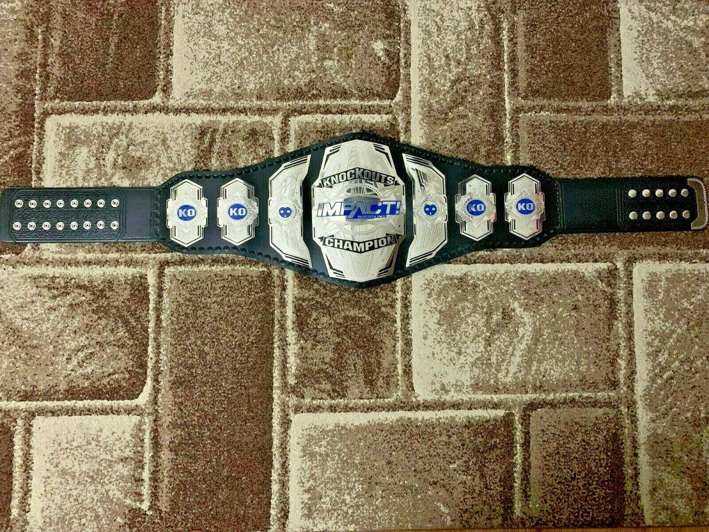 TNA IMPACT Brass Championship Belt