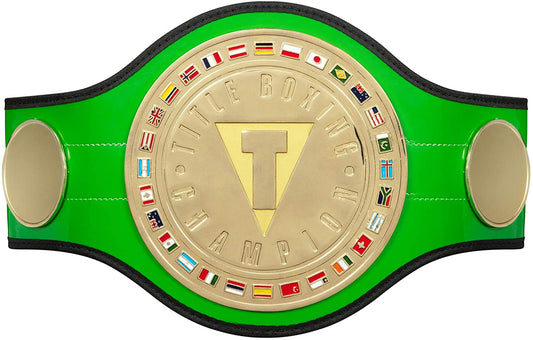 TITLE BOXING GREEN BELT Championship Belt