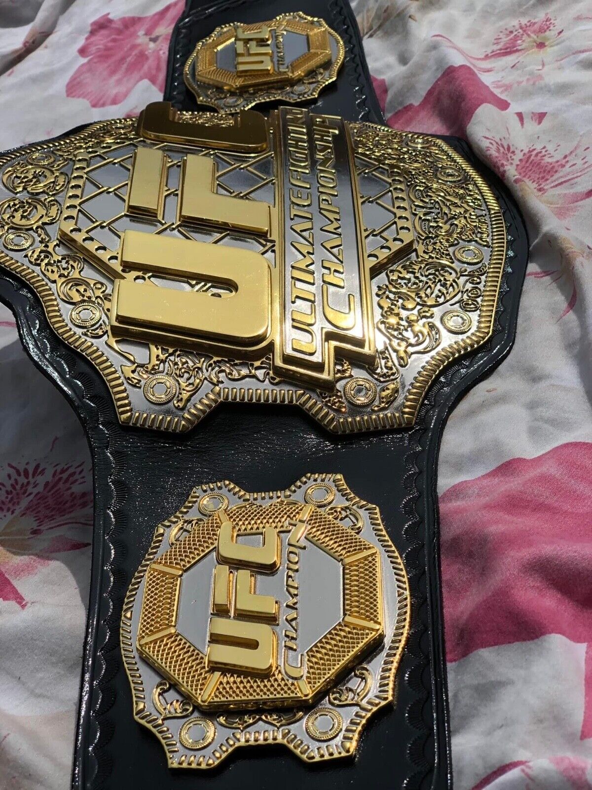 UFC TRIPLE STACK CNC MADE CHAMPIONSHIP BELT