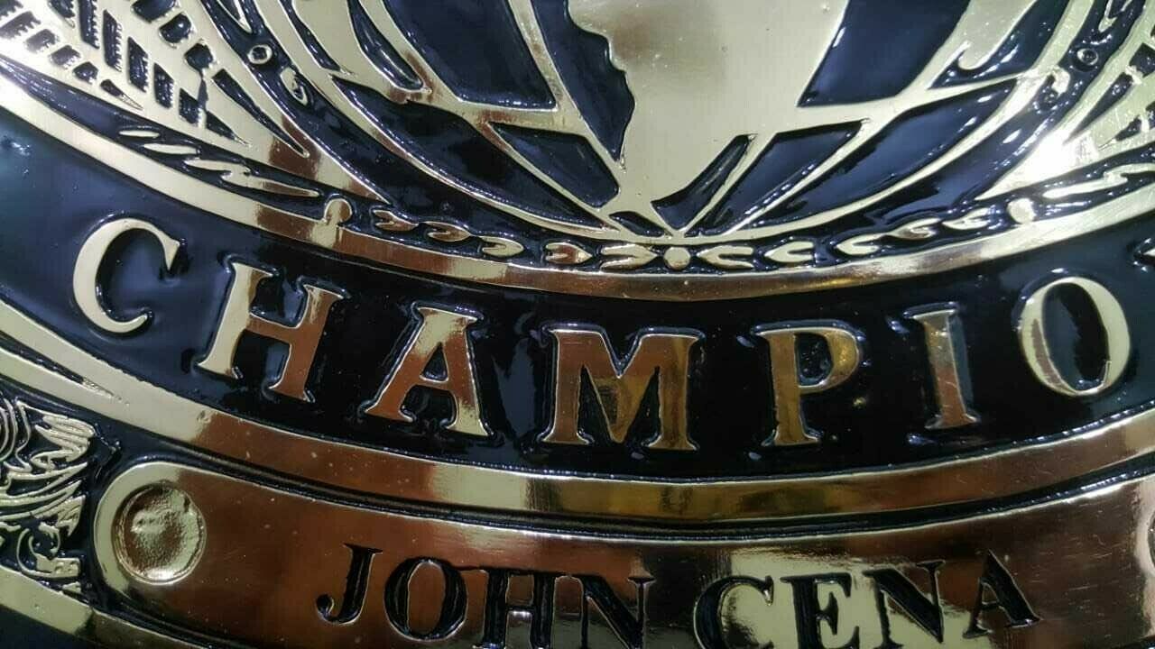 WWE UNDISPUTED Zinc Championship Belt