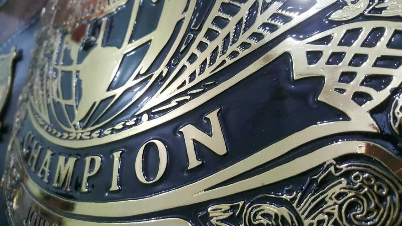 WWE UNDISPUTED Zinc Championship Belt