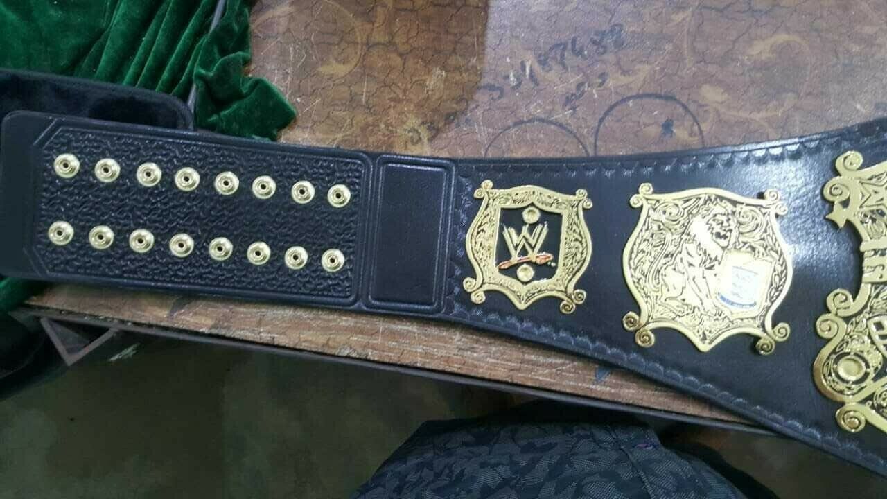 WWE UNDISPUTED Zinc Championship Belt