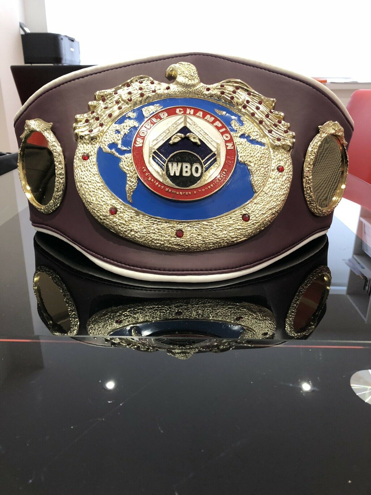 WBO Boxing Championship Title Belt