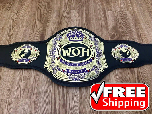 WOH WOMEN OF HONOR Brass Championship Belt