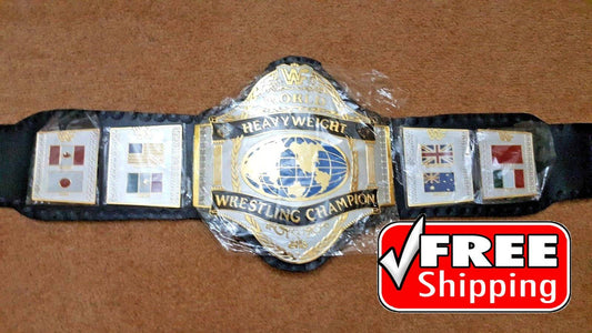 WWF HULK HOGAN 86 Brass Championship Title Belt