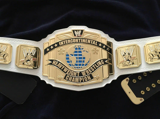 WWF INTERCONTINENTAL WHITE Zinc Championship Title Belt