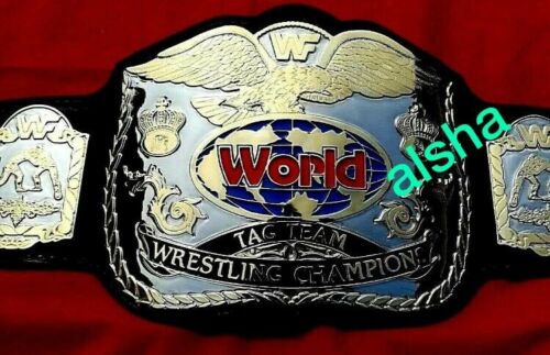 WWF WORLD TAG TEAM DUAL PLATED Zinc Championship Belt