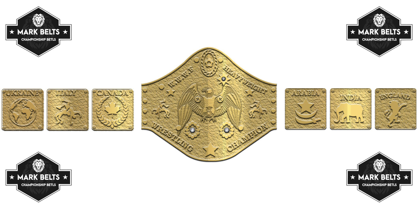 ZBCB-16 Custom Design Championship Belt