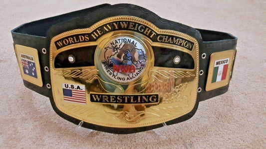 NWA DOMED GLOBE HEAVYWEIGHT Wrestling Championship Belt