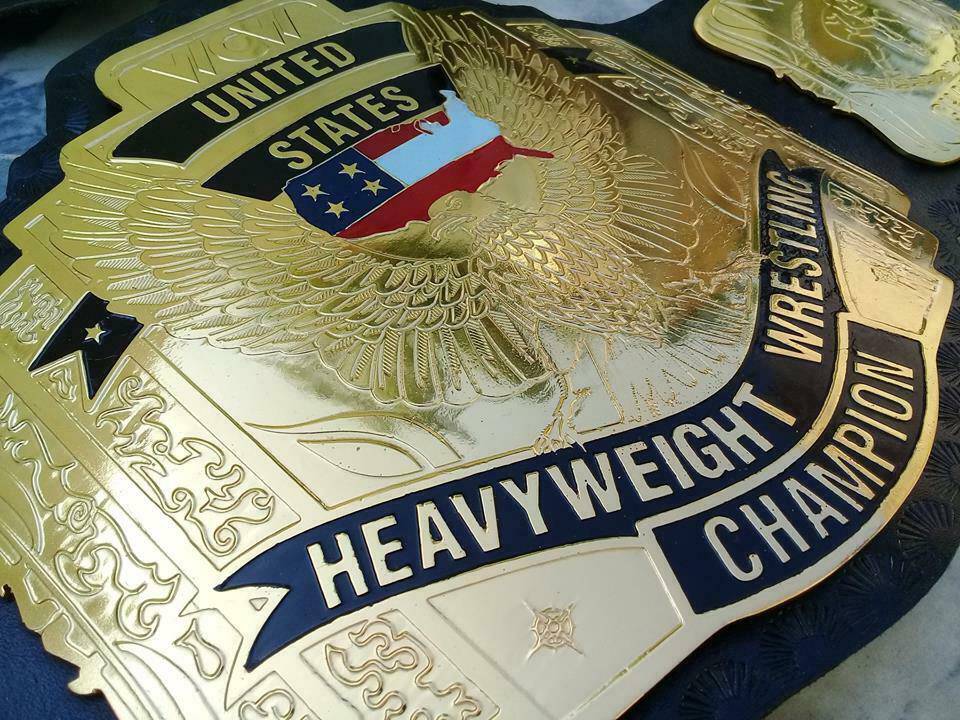 WCW UNITED STATES HEAVYWEIGHT Brass Championship Belt