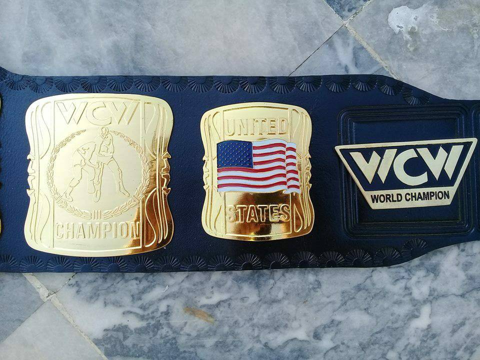 WCW UNITED STATES HEAVYWEIGHT Brass Championship Belt