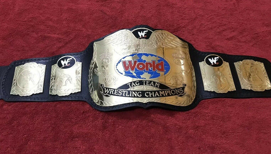 WWF WORLD TAG TEAM Brass Championship Replica Belt